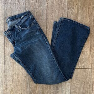 American Eagle Style#7172-L Stretch Skinny Flare Jeans | Women's 12 Long Stretch